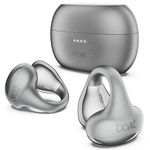 Boat Airdopes Loop OWS Earbuds w/Clip-On Fit, Air Conduction Tech, 50HRS Battery, 4Mics ENx, Dual EQ Modes, 12mm Drivers, 40ms Latency, ASAP Charge, OWS Ear Buds in Ear Bluetooth Earphones(Cool Grey)