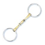 Stübben 2422 Loose Ring Snaffle double broken - 6 1/8"·15,5cm - 18 mm - Sweet Copper