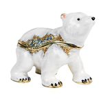 Treasured Trinkets - Polar Bear Metal Die Cast Trinket Box - 14691