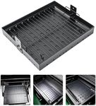 Hisencn Stretchable Charcoal Tray 15-28 inches for 47183T-21 PS9900, Black High-Temperature Coating Charcoal Basket for HC4518L PS9500 8500 6800 6500 SH19030119 SH19030219 SH9916 Replacement Parts