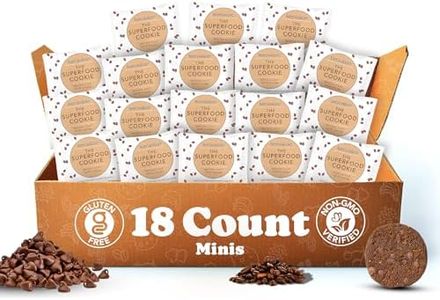 Love + Chew Mini Vegan Gluten Free Cookies, Mocha Chip, 18 Pack