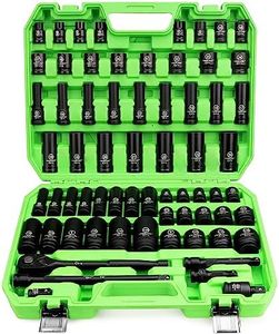 SWANLAKE 66-Piece Impact Socket Set, SAE & Metric
