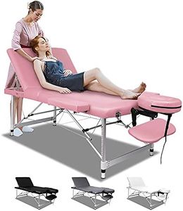 ALFORDSON Massage Table Folding Massage Bed Adjustable 85cm Wide Portable Therapy Table Lift Up SPA Bed