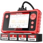 LAUNCH CRP123 V2.0 Obd2 Scanner with 3 Reset Oil Service/Throttle/SAS Reset-2024 ENG/ABS/SRS/Transmission Diagnostic Scan Tool,Lifetime Free Update