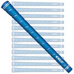 KNLY Wrap Golf Grips Set of 13-Soft Feeling and High Traction,Anti-Slip,All Weather Golf Club Grips. (Blue, Standard)