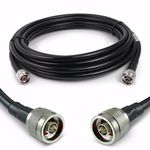 Proxicast 20 ft N Male to N Male Premium 400 Series Low-Loss Coaxial Cable (50 Ohm) for 4G LTE, 5G Modems/Routers, Ham, ADS-B, GPS, RF Radio to Antenna or Surge Arrester Use (ANT-180-401-20)