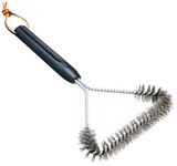 Weber 6494 3-Sided Grill Brush, 30 cm Size, Brown