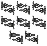 Adonai Hardware Alleluia Antique Cast Iron Vintage T Hinges (5.3 Inch x 16 Pack, Beeswax Living) for Barn Doors, Gates, Cabinets, Sheds, Windows, Wooden Box, Furniture, Chest and Trunks