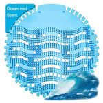 eHomes® Urinal Screen Deodorizer Mats (12 Pieces Per Pack), Anti Splash Pad Aromatic Deodorising Bathroom Men's Toilet Screen Urinals Cakes (Random Single Fragrance in Box)