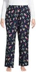 Lands' End Women Flannel Pant Deep 