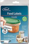 Jokari Label Once Erasable Food Labels with Markers