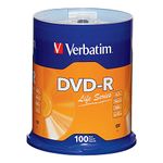 Verbatim(R) Life Series DVD-R Disc Spindle, Pack of 100
