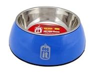 Dogit 2-in-1 Durable Bowl, Blue, Me