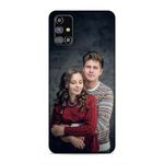 Custom Design Back Cover for Samsung Galaxy M31s, Upload Your Photo, Logo or Artwork & Type Name, Quote, Punches, Polycarbonate Hard Case for Boys and Girls