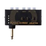 Valeton Rushead Max USB Chargable Portable Pocket Guitar Bass Headphone Amp Carry-On Bedroom Plug-in Multi-Effects