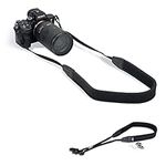 Mirrorless Camera Neck Strap Shoulder Belt for Sony A7C A6600 A6500 A6400 A6300 A7 IV III A7R IV A7S III A9 II Fujifilm X-T5 X-T4 X100V X-T200 X-PRO3 X-S10 X-E4 Canon M50 M6 Mark II -Black