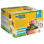 HOZELOCK - Micro Irrigation Kit "Micro Kit" : Ideal for Watering Potted Plants and Hanging Baskets, Easy to Use, Supplied with 15m of Ø 4mm Hose and 15 Drippers for Precise Watering [7024 0000]