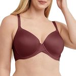 Maidenform Women's One Fab Fit Underwire Bra, Demi T-Shirt Bra, Convertible Bras for Women, Cola Red, 36B