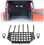 G Pet Net Vehicle Safety Mesh Dog Barrier Fit for Ford Bronco Accessories 2021-2025 4-Door, Rear Seat Isolation Net for Trunk Cargo Area, Upgrade Car Pet Divider fits for Medium, Large Pets