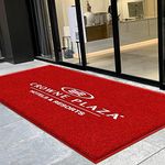 ALLEVI Custom Commercial-Grade Area Rugs and Mats Rubber Backing Carpets Entryway Personalized Logo Text Business Runner Welcome Indoor Outdoor Washable Floor Door Mat Home Office Hotel Restaurant 3x5
