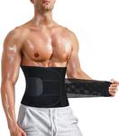 MOLUTAN Men Waist Trainer Trimmer for Weight Loss Tummy Control Compression Shapewear Body Shaper Sweat Belt