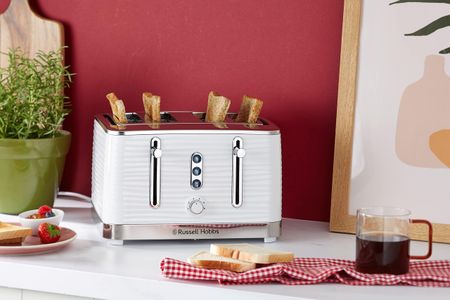 Russell Hobbs Inspire 4-Slice Toaster – Stylish Kitchen Appliance