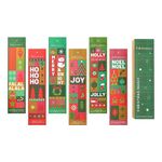 Folkulture Christmas Incense Sticks - Set of 6 Insenses (120 Sticks) - Peppermint Candy Apple Tart Frosted Cranberry Alpine Fir Warm Vanilla Inscents Sticks or Insence Sticks (Christmas Magic)