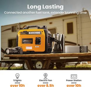 maXpeedingrods 3300W Inverter Generator – Portable Quiet Power