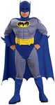 Rubie's Costume Co Deluxe Batman Muscle Chest Child's Costume, Small Blue/Grey