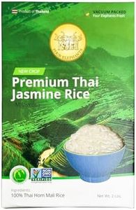 2 Pounds (LBS) Premium Thai Hom Mali Jasmine Rice | Endorsed By Pro Chefs | Four Elephants Brand | Cooking Instructions Packaging