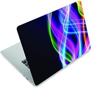 Colorful Curves Fashion Netbook Laptop Skin Sticker Reusable Protector Cover Case for 11.6" -15.6" Inch Apple Acer Leonovo Sony Asus Toshiba Hp Samsung Dell YNEK-135