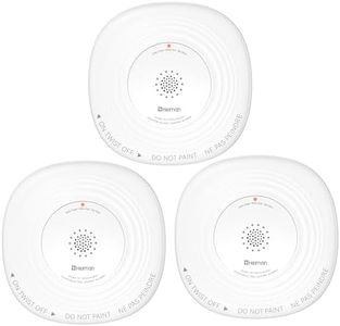 Heiman Smoke Detector 10-Year Sealed Battery Powered, UL 217 10th, 3-Pack