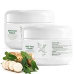 2Pcs Wilderglow Wild Yam Cream Organic, Deep Hydrate and Moisturize, Face & Body Lotion For Dry Skin, Support for All Skin Types