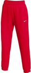 Nike Womens Club Fleece Jogger Sweatpants (Red, X-Large)