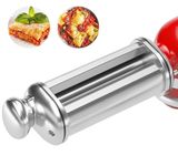 1 Pack Pasta Roller Attachment for All KitchenAid/Cuisinart Stand Mixer, Stainless Steel Pasta Maker Attachment with 8 Adjustable Thickness knob by ZACME