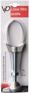 RD9 - Vip - Llave Filtro de aceite ajustable fleje, muelle de Acero.