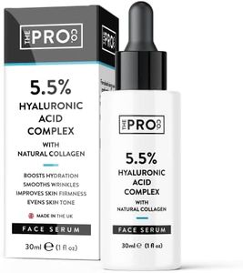 Sérum Acide Hyaluronique 5,5% - Creme Hydratante Visage - Collagene - Hydrate, Éclaircit, Raffermit la Peau - Sérum Anti-âge et Anti-rides - The Pro Co.
