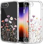 GREATRULY Floral Clear Case for iPh