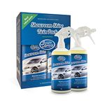 Greased Lightning Showroom Shine Waterless Car Wash and Wax Twin Pack, Easy and Fast, No Water, Premium Shine, Protects and Cleans, for Cars, Caravans, Motorbikes, 1 Litre x 2