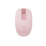 Logitech M196 Bluetooth Wireless Mouse, Compact and Portable Mouse for Laptops, Tablets and More, 12-Month Battery, Smooth Tracking, Compatible with PC and Mac, Windows and macOS - Rose