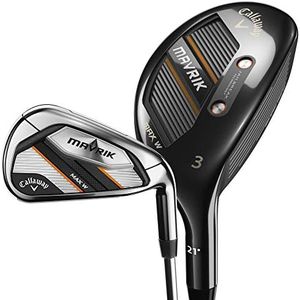 Callaway Golf 2020 Women's Mavrik Hybrid Iron Combo Set (Set of 8 Clubs: 4H, 5H, 6H, 7IR - PW, AW, Right Hand, Graphite, Women's)