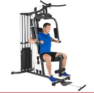 HAMMER Ultra Kraftstation, schwarz, 167 x 105 x 200 cm - Fitnessgeräte für Zuhause, Krafttraining, Fitnessstation, Home Gym