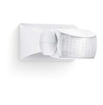 Steinel Infrared Motion Sensor IS 1 white, 120° Motion Detector, 10 m Range, IP 54, splashproof, max. 500 W or 4 LEDs