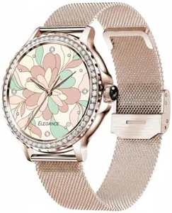 Pard Women Smart Watch, 1.3" HD Screen, Refined Design, with Sleep Detection, Heart Rate/Blood Pressure for iOS Android Devices, Rose Gold