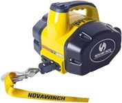 Novawinch - PT1100 Portable Electric Winch Hoist - Brushless Motor for Efficient Lifting and Pulling - 1100 lbs Capacity with Dynamic Dual Brake and 360° Rotatable Hook - Heavy Duty AC System