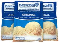 MasterMix Original No Added Sugar Ice Cream Mix, 117 g, Pack of 3