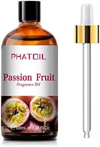 PHATOIL Passion Fruit Fragrance Oils 100ML/3.38FL.OZ, Essential Oils for Diffuser, Humidifier, Aromatherapy, DIY Candle, Soap and Scented Products Making