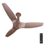 Orient Electric Newly Launched 1230 mm Aeroquiet Neu BLDC | Energy saving ceiling fan with Remote |BEE 5-star rated | Saves up to 50% on electricity bills | 5 year warranty by Orient | Tangerine Brown