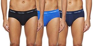 Calvin Klein Men's Hip Briefs, Blue (Black/Blue Shadow/Cobalt Water Dtm Wb 4ku), M