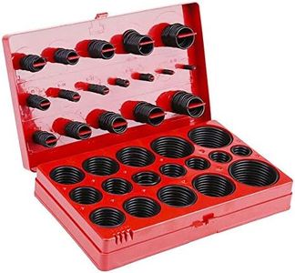 O-ring assortimento Kit 419 pezzi 32 Misure Assortite Gomma O-Ring Guarnizione di Tenuta O-ring in gomma Guarnizioni Set per Rubinetti Impianti Idraulici